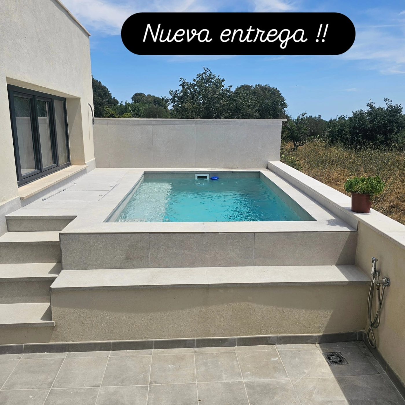Piscina de obra a medida